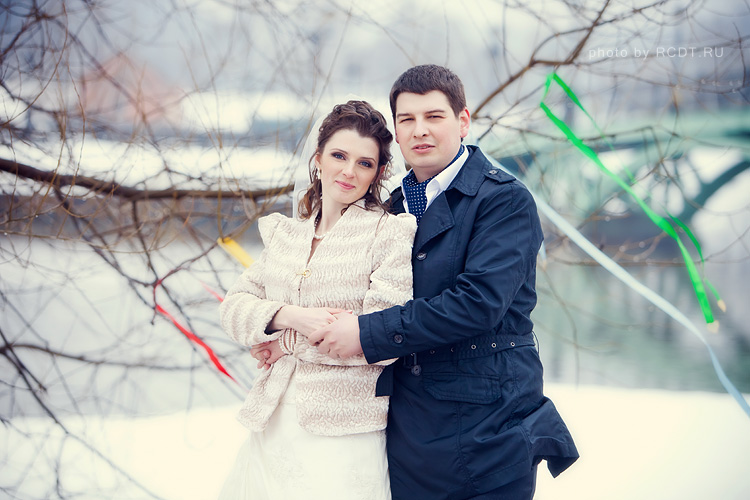 Фотограф на свадьбу. Свадьба зимой.